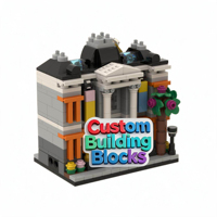 Ensemble de blocs de construction en plastique MOC DIY personnalisés pour stades, pour les programmes de cadeaux pour les fans de clubs