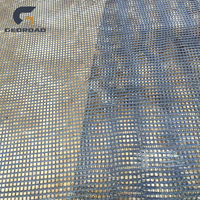 Geogrid de Poliéster Tejido por Urdimbre GEOROAD, Biaxial, Alta Resistencia a la Tracción, 5 Años de Garantía, para Carreteras, Ferrocarriles, Presas y Muros de Contención