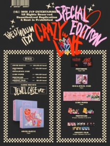 [Album original coréen] ITZY - CRAZY IN LOVE (version JEWELCASE) - Product Image 3
