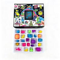 Calendrier de l'Avent de Noël 2026 USA Warehouse : 24 mini-squishies sensoriels anti-stress pour le compte à rebours de Noël