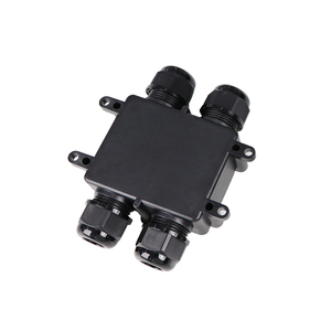 Commutateur 4 voies Boîtier électronique Boîte de jonction en plastique PC IP68 Fil coaxial Étanche Boîte de jonction de câble Boîtier de connexion - Product Image 1
