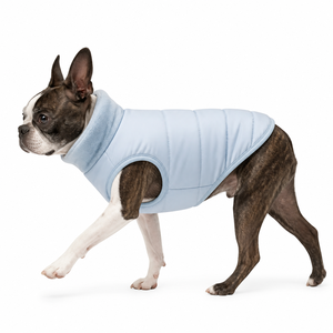 Combinaison matelassée pour chien, en polaire, col haut, sans manches, pour Boston Terrier et chiens de petite race - Product Image 1