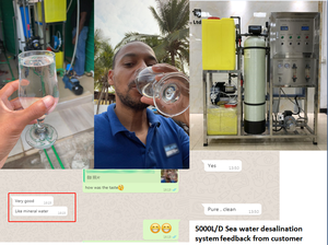 Sistema de Desalinización de Agua de Mar de 1TPH - Máquina de Desalinización de Agua Salada para Obtener Agua Potable - Product Image 3