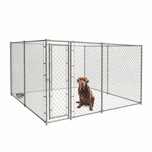 Isıya Dayanıklı Ağır Hizmet Tipi Kaynaklı Galvanizli Demir Tel Örgü Köpek Kulübesi Çiti Çevre Dostu Su Geçirmez İç/Dış Mekan Köpek Güvenlik Odaları Satılık - Product Image 3