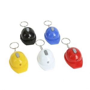 Llavero Promocional de Plástico con Luz, Destapador de Botellas, Mini Casco de Seguridad LED Ecológico con Logotipo Personalizado - Product Image 1