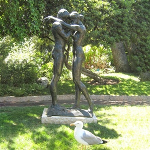 Estatua <span class=keywords><strong>de</strong></span> Jardín <span class=keywords><strong>de</strong></span> Bronce <span class=keywords><strong>de</strong></span> Tamaño Real, Escultura <span class=keywords><strong>de</strong></span> Bronce <span class=keywords><strong>de</strong></span> los Famosos Amantes <span class=keywords><strong>Romeo</strong></span> y <span class=keywords><strong>Julieta</strong></span> para Exteriores - Product Image 4