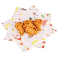 Papier essuie-tout en gros en pâte vierge, personnalisé, imprimé Noël, réutilisable pour la cuisine