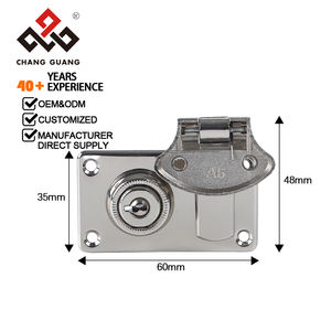 Özel elektrolizle çinko alaşım anahtarlı kilit deri bagaj evrak kilidi mandalı çile taraklı kilit bagaj kilidi kombinasyonu - Product Image 1