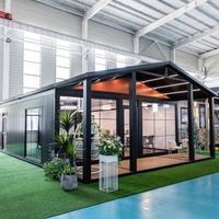 Casa Contenedor Prefabricada Expandible de 20 y 40 Pies Lista para Enviar, Cocina Prefabricada, Precio de Casa Plegable