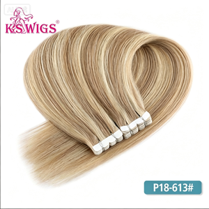 Extensions de cheveux mini-adhésives Remy vierges à cuticules intactes, tissage invisible en cheveux humains lisses pour femmes, pour coiffures DIY sur toute la tête. - Product Image 3