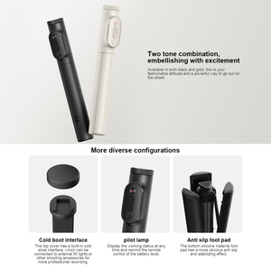 Original para <span class=keywords><strong>Xiaomi</strong></span> Zoom Stand <span class=keywords><strong>Selfie</strong></span> Stick 2 <span class=keywords><strong>con</strong></span> BT Zoom Control remoto trípode aleación <span class=keywords><strong>de</strong></span> aluminio portátil estiramiento <span class=keywords><strong>Selfie</strong></span> Stick - Product Image 5