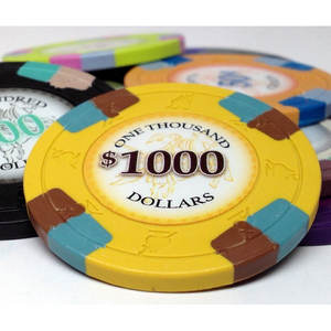 Poker Knights Jetons de poker en argile de 13.5 grammes avec plateau Jetons de jeu de haute qualité pour joueurs professionnels - Product Image 3