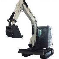 Mini-excavatrice sur chenilles de 3,5 tonnes de Chine, chargeuse-pelleteuse, usine/moteur Yanmar, EPA Euro 5, composants principaux, moteur et roulement, accessoire