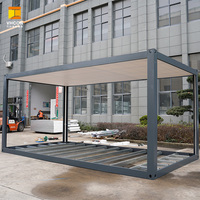 Maison Modulaire Préfabriquée de Luxe à 3 Chambres en Duplex, Entièrement Équipée, Type Conteneur Mobile