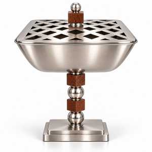 Wholesale Metal <b>Incense</b> Burner <b>Holder</b> <b>for</b> Fragrance <b>Sticks</b> Cones Coils Decorative Home Interior Accessories - Product Image 6
