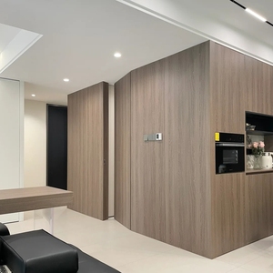 Plaque HPL imperméable et résistante à la chaleur, <span class=keywords><strong>stratifié</strong></span> décoratif pour meubles avec finition pierre texturée brillante pour revêtement de porte extérieure - Product Image 2