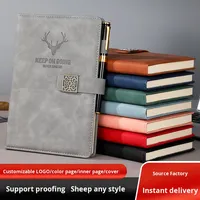 Cuaderno de Alta Gama Estilo Chino con Hebilla de Flor para Ventana, Venta al por Mayor, para Reuniones de Negocios, Diario Artístico Retro, Juego de Cuadernos