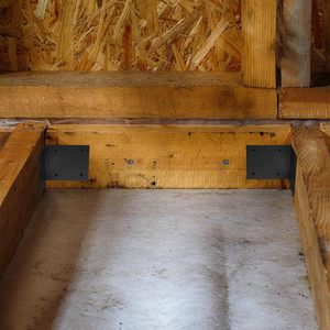 Supports <span class=keywords><strong>d</strong></span>'<span class=keywords><strong>angle</strong></span> en métal robuste en forme de L, noirs, 90 degrés, pour étagères de meubles en bois - Product Image 4