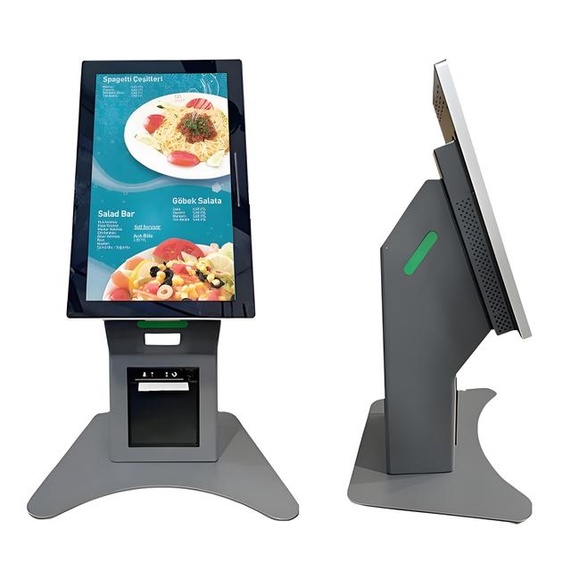 Windows 21.5 Inch Touch Screen Self Service Payment Kiosk with NFC Reader and POS System for Airport Check-In