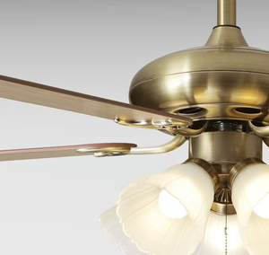 <span class=keywords><strong>Ventilateur</strong></span> <span class=keywords><strong>de</strong></span> <span class=keywords><strong>plafond</strong></span> à télécommande 5 pales <span class=keywords><strong>de</strong></span> 52 pouces à moteur DC haute efficacité avec lampe pour bureau - Product Image 3