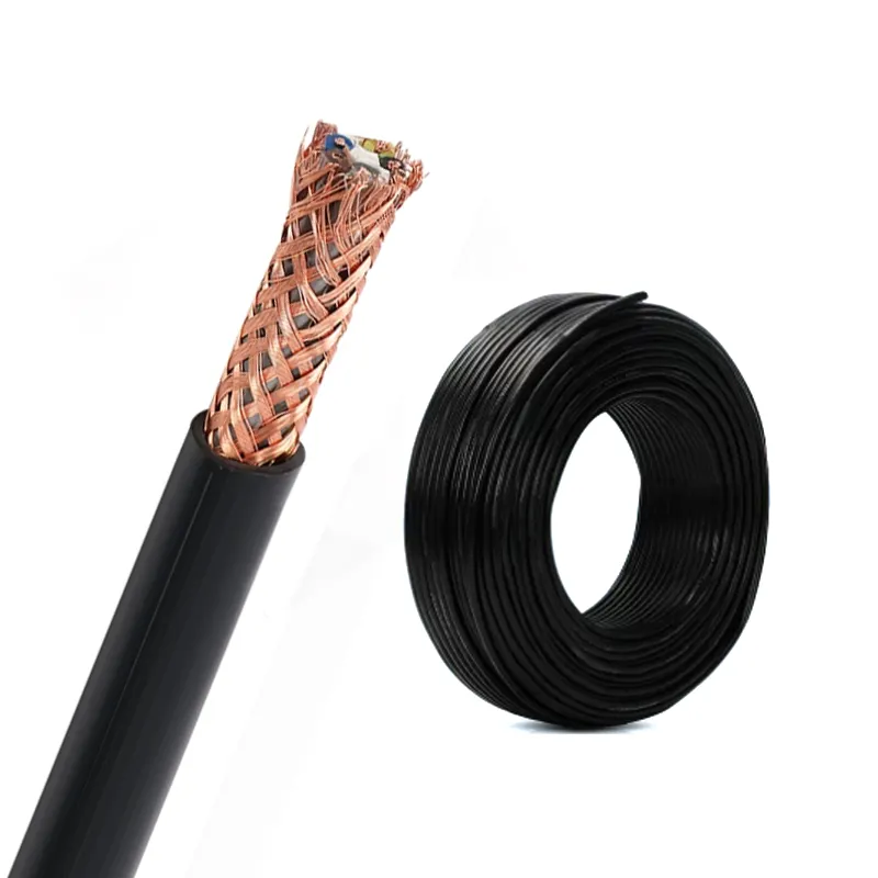 Гибкий медный кабель 4 ядра 2,5 мм цена AWM UL2464 ПВХ многожильный провод экранированный кабель управления