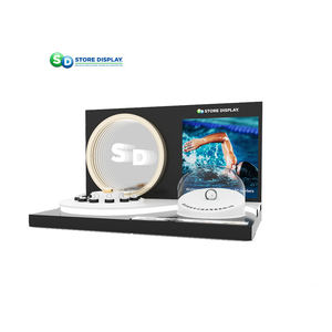 Productos tienda de moda soporte de exhibición de plástico tienda al por menor posm pantalla acrílico LED espejo infinito luz tienda de moda soporte de estante - Product Image 1