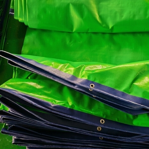 Bâche en PEHD imperméable de Chine, 200gsm 220gsm, bleue et verte, pour couverture de terrain de tennis - Product Image 4