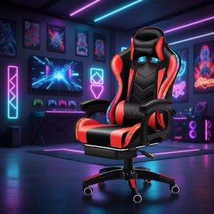 Sillas <span class=keywords><strong>Gamer</strong></span> con <span class=keywords><strong>Luces</strong></span> RGB Personalizadas, Giratorias 360°, Colores Cómodos, <span class=keywords><strong>Silla</strong></span> de Juego Ejecutiva Rosa - Product Image 6