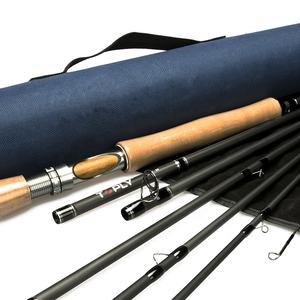 Vente chaude 46T pur tissu de carbone <span class=keywords><strong>canne</strong></span> à pêche à la <span class=keywords><strong>mouche</strong></span> 2.7m <span class=keywords><strong>9</strong></span> <span class=keywords><strong>pieds</strong></span> 5 #8 # 3A poignée en liège de qualité <span class=keywords><strong>canne</strong></span> à pêche à la <span class=keywords><strong>mouche</strong></span> avec canon - Product Image 6