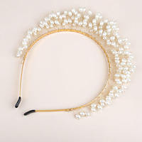Fabricants en gros, Rosa Bessie, nouveau design, style européen et américain, couronne de mariée, accessoires pour cheveux, bandeau de luxe tendance