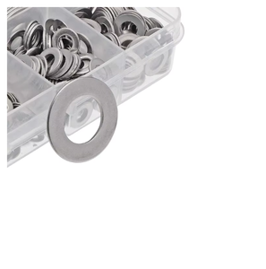 <span class=keywords><strong>Rondelle</strong></span> plate en acier inoxydable de grande taille, joint en laiton et en bronze, joint en <span class=keywords><strong>caoutchouc</strong></span> EPDM collé, rondelles DIN9021/ DIN125 ZP - Product Image 6