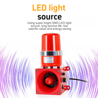 Dispositif d'alarme audiovisuel réglable SNTOOM avec base plus large de mise en évidence LED et tonalités multiples pour les commutateurs modèle STSG-01