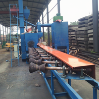 Machine de sablage pour le nettoyage et l'élimination de la rouille des tubes et tuyaux en acier Jichuan / Sablageuse, capacité 3500 kg, garantie 1 an