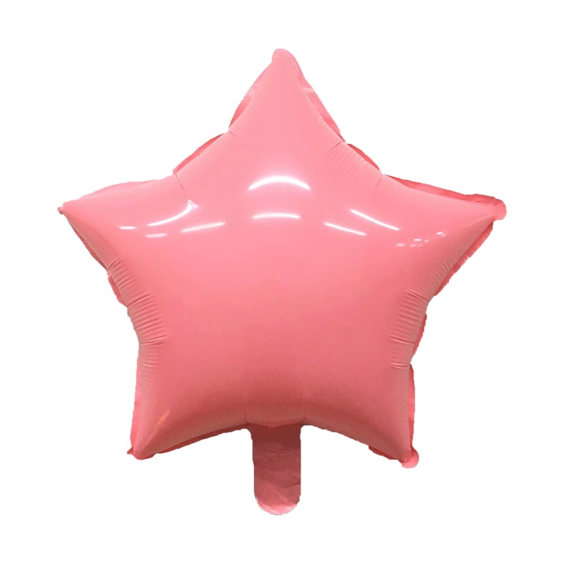 18 pouces ballon de forme d'étoile Macarons couleur ballons en aluminium pour les décorations de fête vente chaude 2020