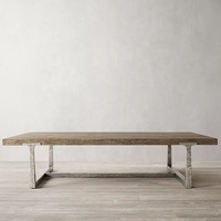 Table basse américaine simple et longue salon table basse rétro hôtel villa modèle chambre mobilier sur mesure