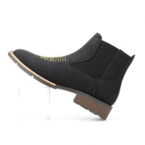 2026 Men's Luxury Leather Chelsea <b>Boots</b> Square Toe Comfortable Durable Stylish Men Cowboys Versatile Shoes for Formal Occasions - Product Image 6