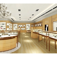 Vitrine de présentation de bijoux minimaliste entièrement blanche pour centre commercial, solution de conception de magasin complète personnalisée pour partenaires Fortune 500
