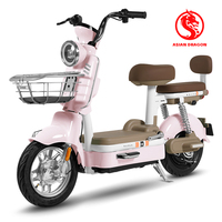 Vélo électrique à deux roues pour personnes âgées, 500W 48V, avec moteur de moyeu arrière à capteur électronique 3 vitesses, longue autonomie, haute vitesse, cadre bas.
