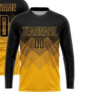 Breathable Lightweight <b>Long</b> Sleeve Soccer Jersey Gradient Football Shirt Performance Sportswear for Team Training League <b>Matches</b> - Product Image 2