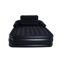 Literie gonflable King Size en mousse à ressort chaise pliante et matelas pneumatique ensemble meuble chambre à coucher lit à vendre, lit avec matelas