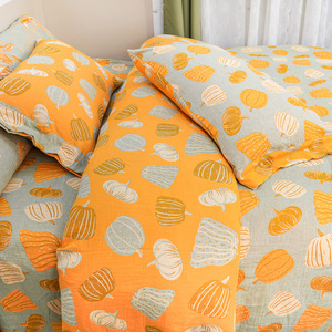 Reversible Printed <b>Bedding</b> Set 3 Pcs Chemical Fiber Home Use Sheet Style - Product Image 1