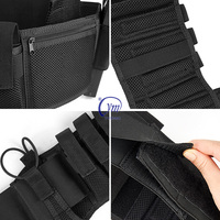 Holsters de ceinture ventrale tactiques noirs en néoprène pour la chasse, dissimulés, vente en gros