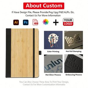 Set de Cuaderno y Bolígrafo Premium 2 en 1 Personalizado, con Cubierta de Bambú, en Caja de Regalo, para Notas de Reuniones, Venta al Por Mayor - Product Image 4