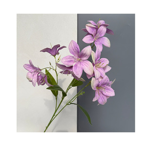 ดอกลิลลี่ประดิษฐ์ Jinxi ช่อดอกไม้ผ้าไหมสำหรับตกแต่งงานแต่งงานและบ้าน - Product Image 5
