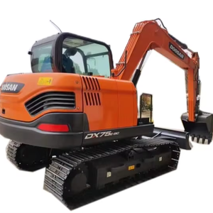 Importation d'une mini-pelle Doosan DX75-9c d'occasion, 7,5 tonnes, d'occasion, à chenilles, emballage EPR Allemagne, emballage EPR France - Product Image 1
