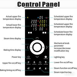 <span class=keywords><strong>Forno</strong></span> <span class=keywords><strong>Elettrico</strong></span> a Gas Commerciale Compatto 220V, 1 Piano 2 Teglie, con Vapore, <span class=keywords><strong>per</strong></span> Hotel e Pizzerie - Product Image 3