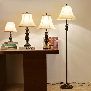 Đèn đứng sắt cao cấp phong cách retro châu Âu & Mỹ hiện đại, đèn Pháp sang trọng cho phòng ngủ & phòng khách cổ điển - Product Image 2