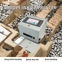 Printer Label Kartu Inkjet Otomatis Desktop 600dpi Berkualitas Tinggi Baru Multiwarna Garansi 1 Tahun Kode QR Barcode Kemasan Makanan
