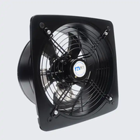Flux axial à grande vitesse four électrique domestique ventilateur d'extraction en métal type de brouillard de métro ventilateur naturel pour bétail et volaille