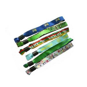 Luxury Popular Items <b>Stretch</b> Sublimation Polyester Elastic Event Concert Textile Wristband <b>Bracelet</b> - Product Image 2